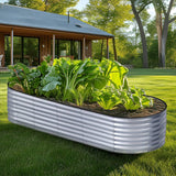 Galvanised Steel Garden Bed