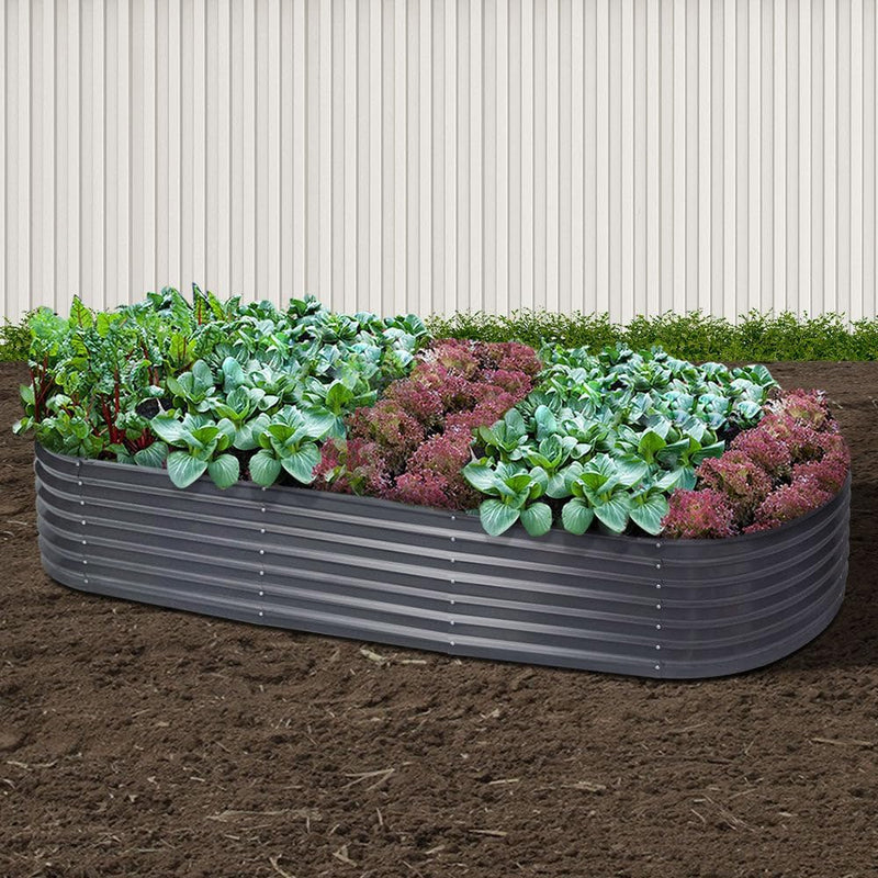 Galvanised Steel Garden Bed